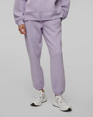 Fioletowe spodnie damskie Adidas by Stella McCartney Loose