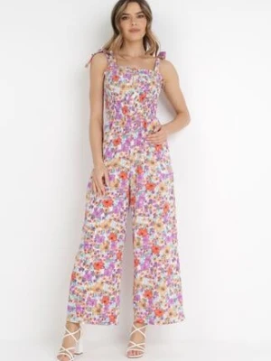 Fioletowo-Biały Kombinezon Alemonice rosa