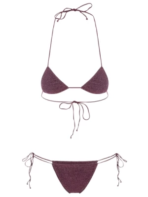 Fioletowy Bikini z Lurexu Oseree
