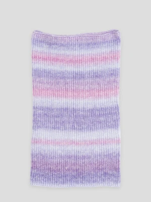 Fioletowy komin ombre pod szyję Reporter