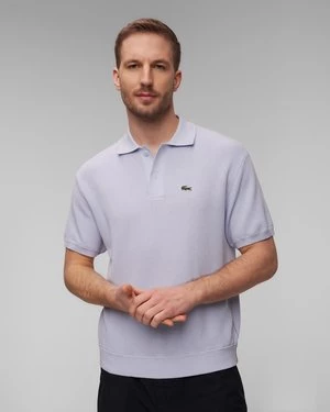 Fioletowy Sweter Polo Męski Lacoste Ah7642