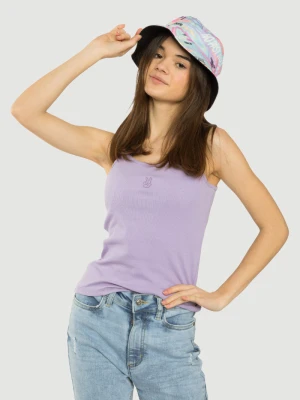 Fioletowy top na ramiączkach Reporter