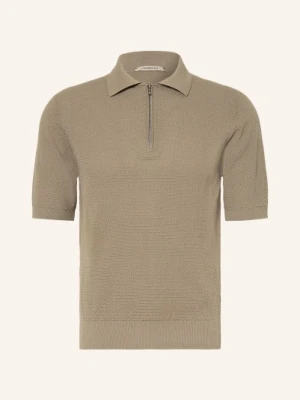 Fioroni Dzianinowa Koszulka Polo beige