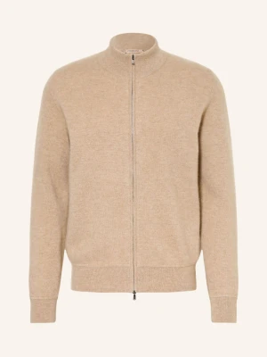 Fioroni Kardigan Z Kaszmiru beige JASNOBRĄZOWY
