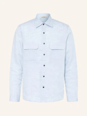 Fioroni Koszula Lniana O Kroju Comfort Fit blau