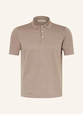Fioroni Koszulka Polo Z Dzianiny beige