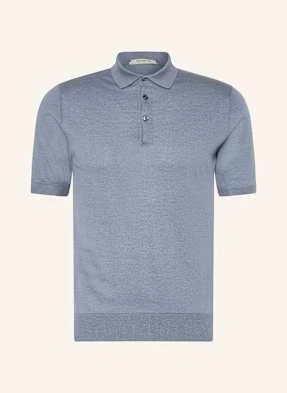 Fioroni Koszulka Polo Z Dzianiny blau