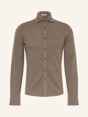 Fioroni Sweter Z Dzianiny Z Kaszmiru O Kroju Comfort Fit beige