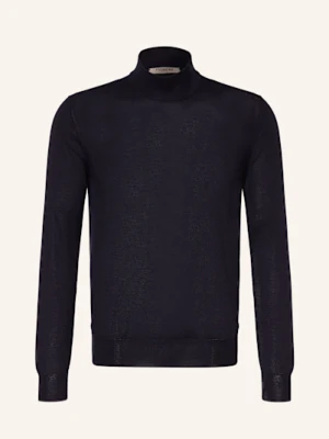 Fioroni Sweter Z Kaszmiru Z Dodatkiem Jedwabiu blau