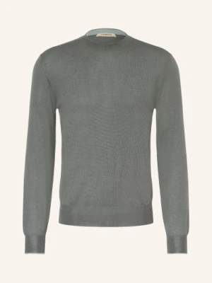 Fioroni Sweter Z Kaszmiru Z Dodatkiem Jedwabiu grau