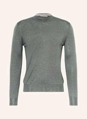 Fioroni Sweter Z Kaszmiru Z Dodatkiem Jedwabiu gruen