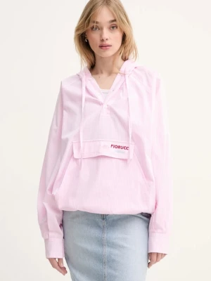 Fiorucci bluza bawełniana Gingham Logo Hoodie Shirt