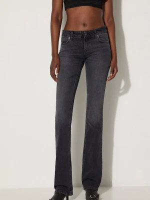 Fiorucci jeansy Faded Black Low Rise Bootcut Jeans