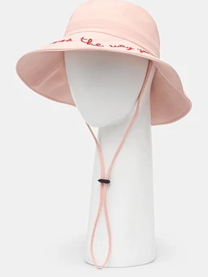 Fiorucci kapelusz Embroidered Bucket kolor pomarańczowy U01FPAHA136NY01PN02