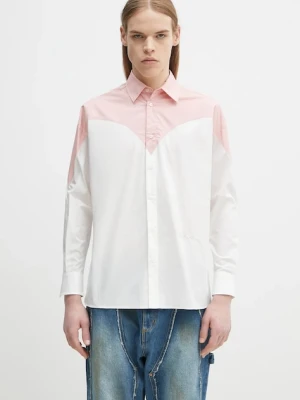 Fiorucci koszula bawełniana Embroidered Heart Relaxed Fit kolor biały regular z kołnierzykiem klasycznym U02SPTLO055CO02PN02