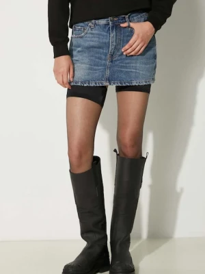 Fiorucci spódnica jeansowa Mid Blue Denim Mini Skirt