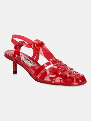 Fiorucci szpilki Jelly Kitten Heels czerwony