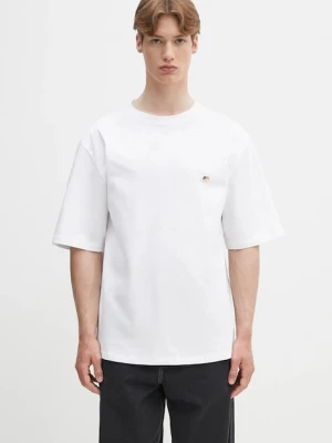 Fiorucci t-shirt bawełniany Angel Patch Relaxed Fit kolor biały gładki U02SPTSH101CJ01WH01