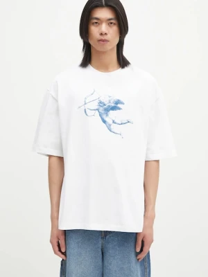 Fiorucci t-shirt bawełniany Cupid Print Relaxed Fit kolor biały z nadrukiem U02SPTSH101CJ01WH08
