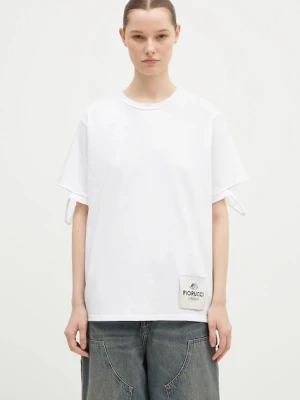 Fiorucci t-shirt bawełniany Distressed