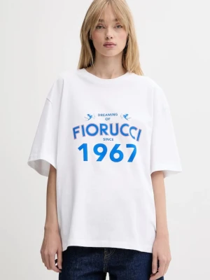 Fiorucci t-shirt bawełniany White Dreaming 1967 Print Boxy Fit T-Shirt