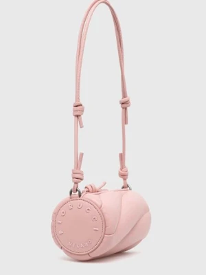 Fiorucci torebka skórzana Baby Pink Leather Mini Mella Bag kolor różowy U01FPABA002LE04PN02