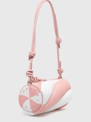 Fiorucci torebka skórzana Bicolor Leather Mella Bag kolor różowy U01FPABA001LE04PN02