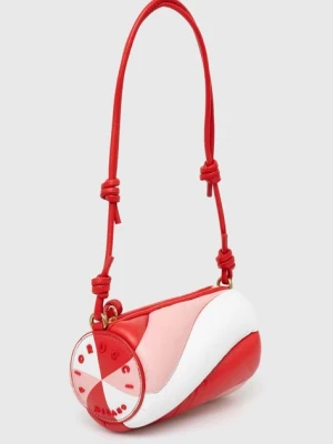 Fiorucci torebka skórzana Tricolor Leather Mini Mella Bag kolor czerwony U01FPABA002LE04MU01