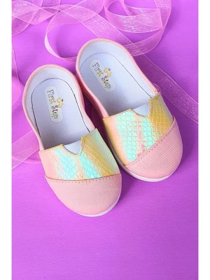 First Step Slippersy w kolorze jasnoróżowym rozmiar: 21