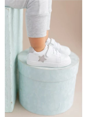 First Step Sneakersy "Star" w kolorze biało-szarym rozmiar: 21