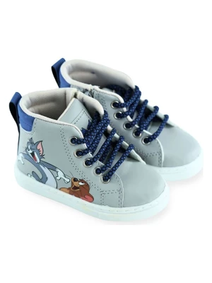 First Step Sneakersy "Tom and Jerry" w kolorze szarym rozmiar: 21