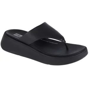 FitFlop F-Mode FW4-090, Damskie, Czarne, japonki, skóra licowa, rozmiar: 36