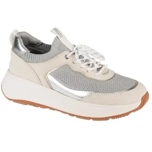 FitFlop F-Mode IV1-C18, Damskie, Szare, buty sneakers, przewiewna siateczka, rozmiar: 37