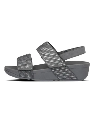 fitflop Sandały w kolorze szarym na koturnie rozmiar: 38