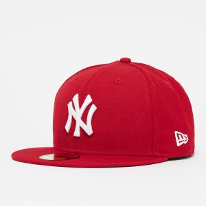 New Era Fitted-Cap 59Fifty Basic MLB York Yankees uniseks Czapki czerwony rozmiar Akcesoria