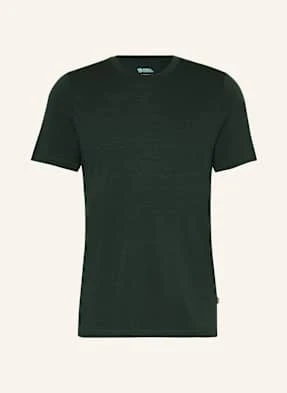 Fjällräven T-Shirt Abisko Mit Wełną Merino blau