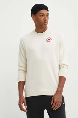 Fjallraven bluza bawełniana 1960 Logo męska kolor beżowy gładka