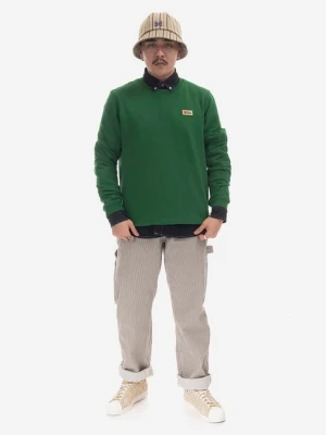 Fjallraven bluza bawełniana Vardag męska kolor zielony F87070.678-678