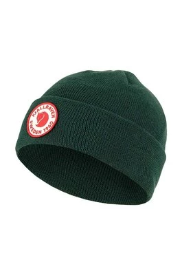 Fjallraven czapka dziecięca Kids 1960 Logo Hat kolor zielony