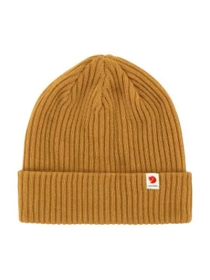 Fjallraven czapka Rib Hat kolor brązowy F13100184.166