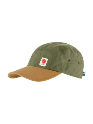 Fjallraven czapka z daszkiem High Coast Wind Cap kolor zielony gładka F12100004.620.232