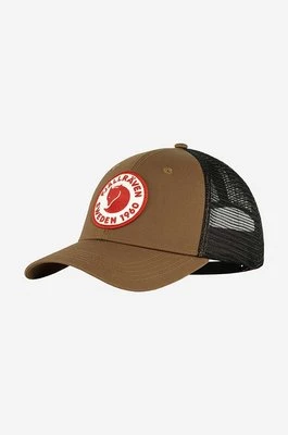 Fjallraven czapka z daszkiem 1960 Logo kolor brązowy z aplikacją F78138-555