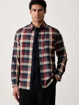 Fjallraven koszula męska Fjällglim Fjällräven granatowy