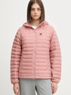Fjallraven kurtka Expedition Latt Hoodie W damska kolor różowy przejściowa F86120.300