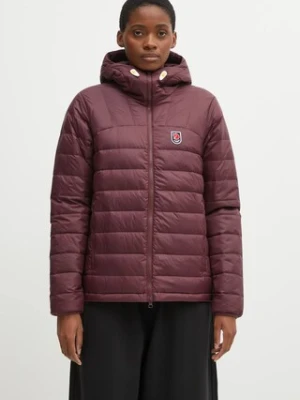 Fjallraven kurtka puchowa Expedition kolor bordowy przejściowa F86122
