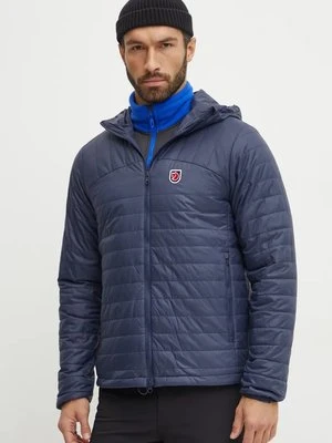 Fjallraven kurtka sportowa Expedition X-Lätt Hoodie kolor granatowy przejściowa F12500157.560