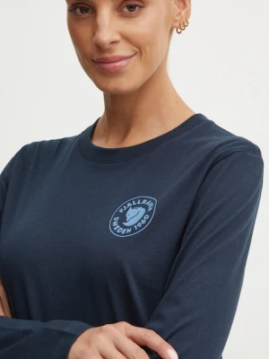Fjallraven longsleeve 1960 Logo damski kolor granatowy F86989.555
