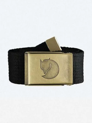 Fjallraven pasek Pasek Fjallraven Canvas Brass Belt F77297 550 kolor czarny F77297.550-550