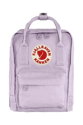 Fjallraven plecak dziecięcy Kanken Mini kolor fioletowy mały z aplikacją