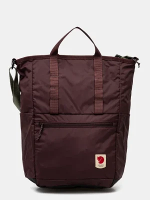 Fjallraven plecak High Coast damski kolor bordowy duży gładki F23225